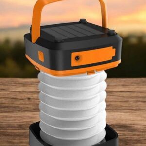 Northcity Güneş Enerjili LED Kamp Lambası - Katlanabilir, USB Şarjlı, Dokunmatik Kontrol