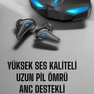 Northcity Bluetooth Oyuncu Kulaklık Led Işıklı Kablosuz ANC - 3D Ses, Uzun Pil Ömrü ve IPX5 Su Geçirmez