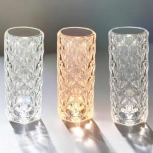 Northcity Premium RGB Kristal Gece Lambası - Dokunmatik Şarjlı Hediyelik