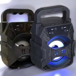 Northcity Taşınabilir Bluetooth Hoparlör Led Işıklı - 3 Inç Ses, 10 Metre Menzil, Uzun Pil Ömrü