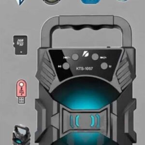 Northcity Kablosuz Taşınabilir Bluetooth Hoparlör 3 inç Işıklı