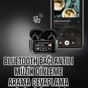 Northcity Yeni Nesil Bluetooth Kulaklık - ANC, Dijital Ekran ve Uzun Pil Ömrü