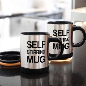 Northcity Self Stirring Mug - Kendi Kendini Karıştıran Paslanmaz Çelik Kupa