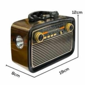 Northcity Nostaljik Radyo Bluetooth Bağlantılı Müzik Kutusu Ahşap - Vintage Bluetooth Hoparlör