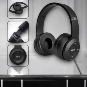 Northcity Kulak Üstü TF Kart ve AUX Destekli Ergonomik Bluetooth Kulaklık - Bluetooth 5.0, Ekstra Bass, Suya Dayanıklı