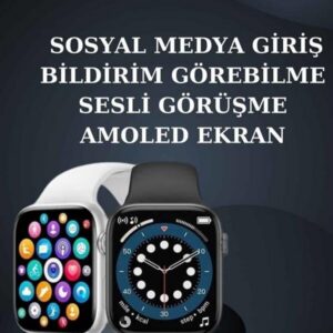 Northcity 2025 Model Akıllı Saat & Pro Bluetooth Kulaklık TWS - Suya Dayanıklı, ANC, 23 Dil, Sağlık İzleme