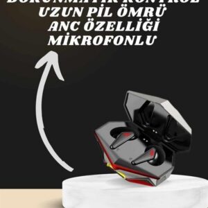 Northcity 7 Kordonlu Akıllı Saat ve Oyuncu Kulaklığı Seti - Bluetooth Android iOS Uyumlu (2.09 inç Ekran)