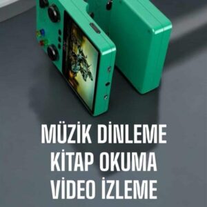 Northcity Çocuklar İçin 666 Oyunlu X6 Atari Konsol - 2000mAh Pil, 6+ Saat Oyun & Çoklu Medya