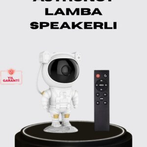 Northcity 8 Efektli Astronot Galaxy Projektör - Uzaktan Kumandalı LED Gece Lambası | Çocuk ve Yetişkin İçin Atmosferik Işık
