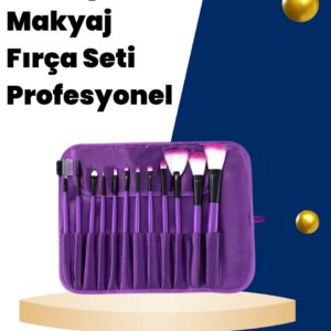 Northcity 12 Parça Kompakt ve Hafif Profesyonel Makyaj Fırça Seti - Makyaj Fırçaları