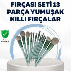 Northcity 13'lü Profesyonel Makyaj Fırçası Seti - Fiber Kıllı Makyaj Fırçaları
