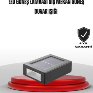 Northcity Güneş Enerjili Su Geçirmez LED Duvar Lambası - IP65 Çevre Dostu Dış Aydınlatma