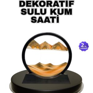 Northcity Şeffaf Dekoratif Kum Saati – Dayanıklı Gövde, Minimalist Stil, Masa ve Vitrin Aksesuarı