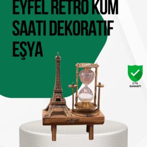 Northcity Ahşap Kum Saati – Vintage Masa Dekoru