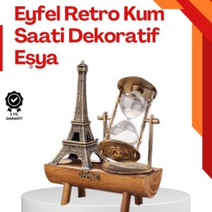 Northcity Masa Üstü Ahşap Kum Saati - Dekoratif ve Dayanıklı