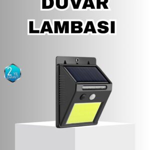 Northcity Solar Güçlü LED Dış Mekan Lambası – Sensörlü Güneş Enerjili Bahçe Işığı