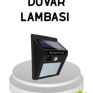 Northcity 20 LED Güneş Paneli Hareket Algılamalı Dış Mekan Duvar Lambası