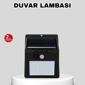 Northcity Güneş Enerjili 20 LED Hareket Sensörlü Lamba – IP65 Su Geçirmez & Ekonomik Dış Mekan Aydınlatması