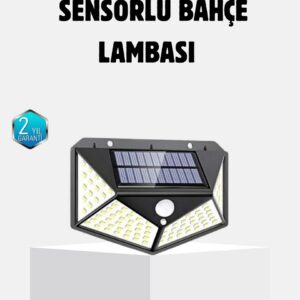 Northcity Güneş Enerjili 100 LED Hareket Sensörlü Dış Mekan Lambası - 2200mAh Bataryalı