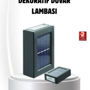 Northcity Solar Güçlü 6 LED Dış Mekan Lambası – Otomatik Aç/Kapa Işık Sensörlü Aydınlatma