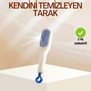 Northcity Pratik Mekanizmalı Saç Tarağı - Kendi Kendini Temizleyen, Taşınabilir