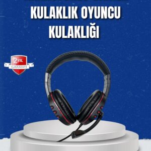 Northcity Bilgisayar Oyuncu Kulaklığı – Yumuşak Pedli Dayanıklı İpli Kablo | Gecikmesiz Ses ve Konfor