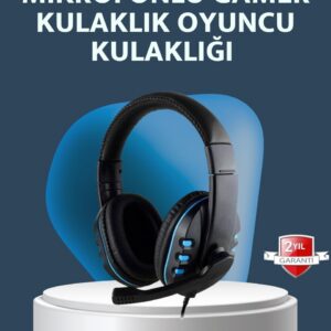 Northcity Kablolu Oyun Kulaklığı – Stereo Mikrofonlu, Konforlu ve Net Ses İletimi