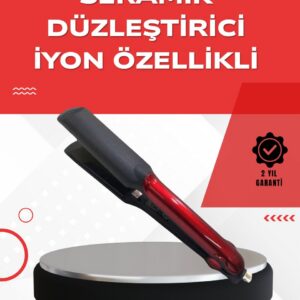 Northcity 160°–220° Isı Ayarlı Seyahat Saç Düzleştirici - Hafif, Titanyum Plakalı, İyon Jeneratörlü