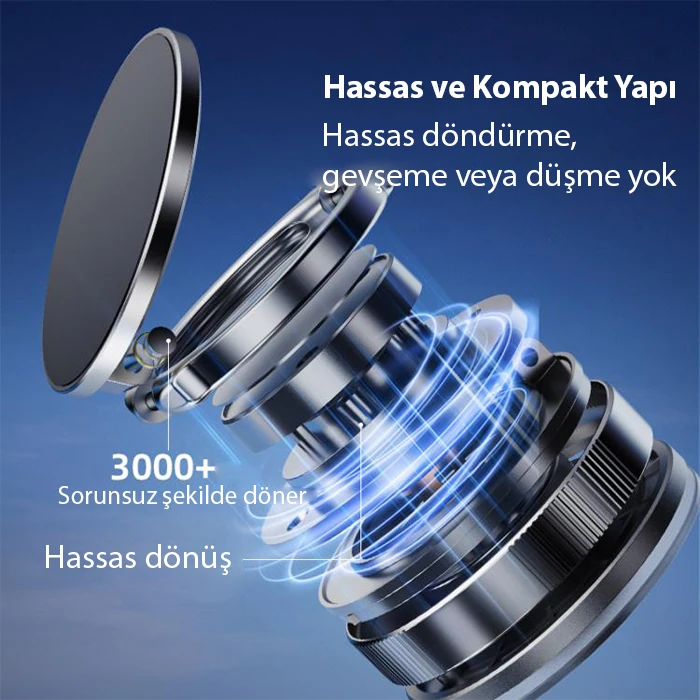 Northcity ALLY Vakumlu Telefon Tutucu Araç-Navigasyon Manyetik Telefon Tutucu Magsafe-(5775) - Görsel 5