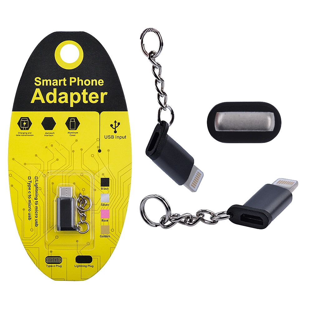 Northcity Ligtining Dönüştürücü Micro Usb Adaptor Converter Çevirici Başlık Anahtarlık-(5775) - Görsel 3