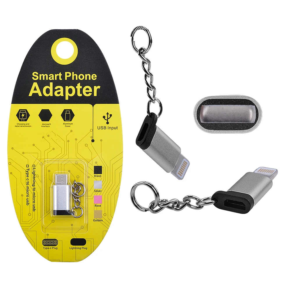 Northcity Ligtining Dönüştürücü Micro Usb Adaptor Converter Çevirici Başlık Anahtarlık-(5775) - Görsel 6