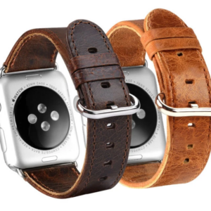 Northcity Ally Apple Watch 7-8 41mm 6-5-4 40mm Retro Deri Kordon Kayış 3-2-1 38mm-(5775)