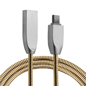Northcity Ally Usb Type-C Zinc Alloy Dayanıklı 24 A Metal Usb Kablo-(5775)
