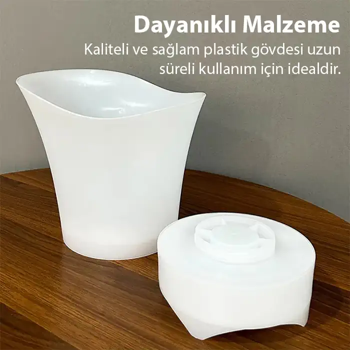 Northcity EZERE Hoparlör Buz kovası 5l Bluetooth Hoparlör Ile Renkli Buz kovası Led-(5775) - Görsel 5