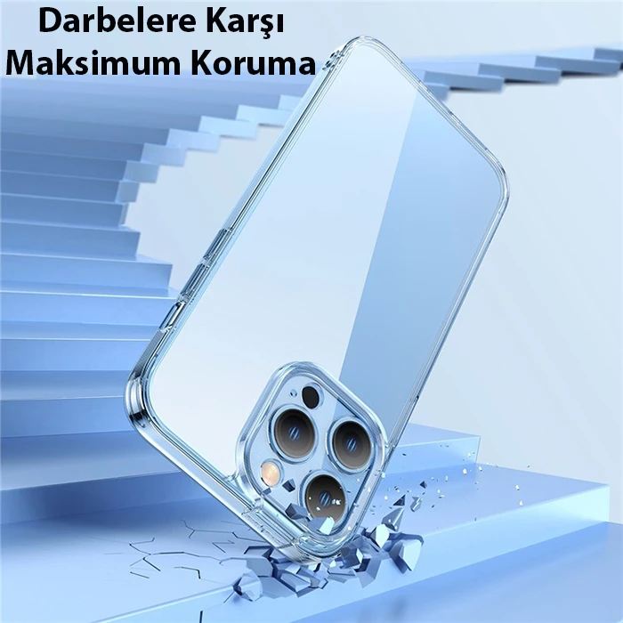 Northcity Baseus SuperCeramic Series iPhone 14 Pro 6.1 Koruyucu Cam Kılıf + Full Tempered Ekran Koruyucu Set-(5775) - Görsel 3