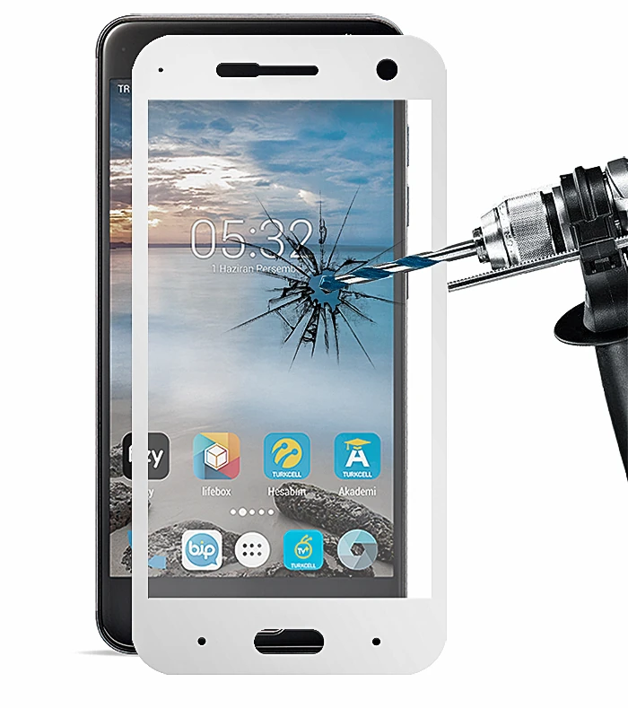 Northcity Turkcell T80 3d Full Kaplama Kırılmaz Cam Ekran Koruyucu-(5775) - Görsel 4