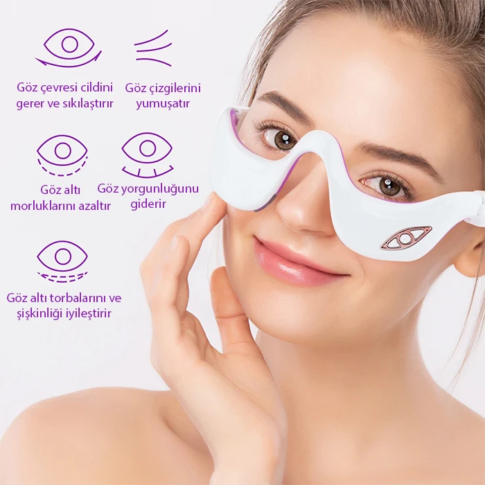 Northcity EZERE Eyeserın Göz Masaj Aleti – Terapi Etkili Göz Bakımı-(5775) - Görsel 3