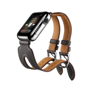 Northcity Ally Apple Watch 7-8 41mm 6-5-4 40mm Çift Kayış Kordon Kayış 3-2-1 38mm-(5775)
