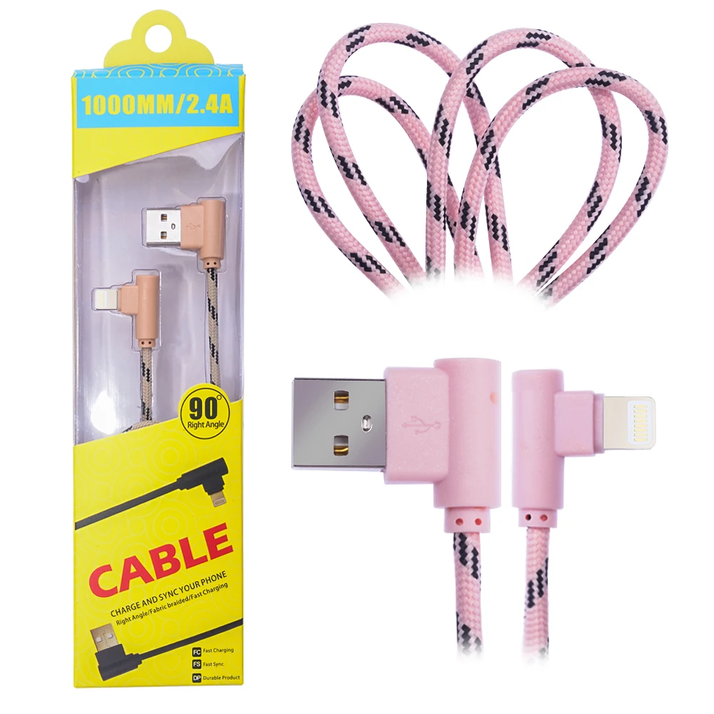 Northcity Ally İphone Lightning Eğik Başlı Halat Usb Kablo 1metre-(5775) - Görsel 5
