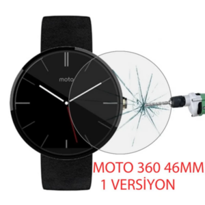 Northcity Motorola Moto 360 46mm 1versiyon Kırılmaz Cam Ekran Koruyucu-(5775)