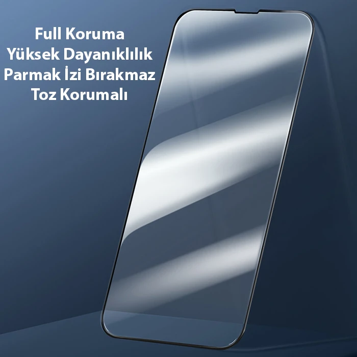 Northcity Baseus iPhone 13 Pro Max 6.7 0.3mm Tempered Full-glass Cam Ekran Koruyucu 2 Adet Set-(5775) - Görsel 3