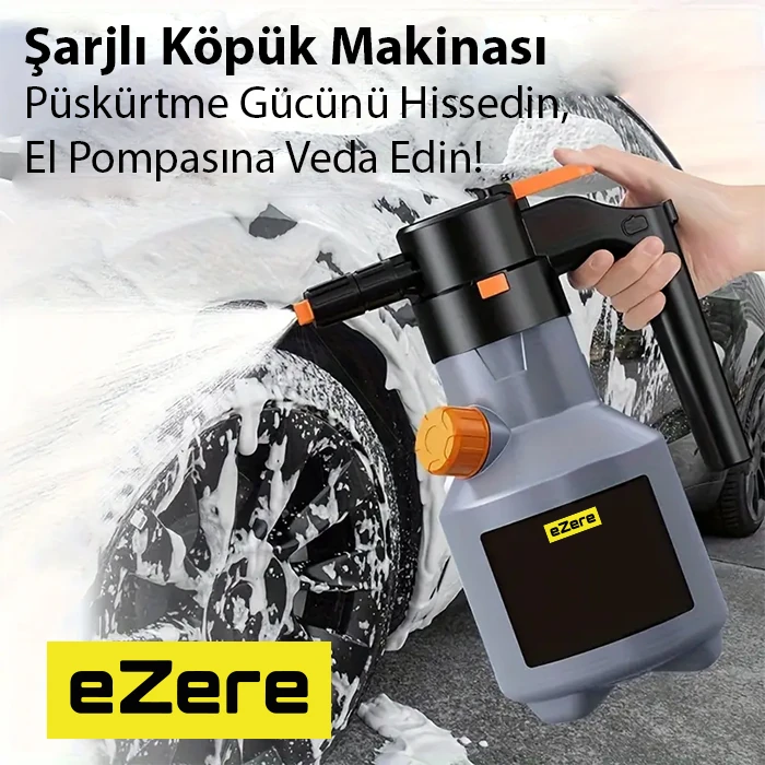 Northcity EZERE 2L Yüksek Basınçlı Şarjlı Köpük Makinası Oto Yıkama Pompası Köpük Püskürtücü-(5775) - Görsel 2